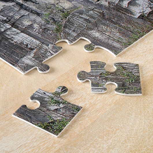 Marmorsteinklippe Natur Puzzle (Seite)