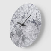 Marmorsteinmuster Acrylmauer-Uhr Große Wanduhr (Winkel)
