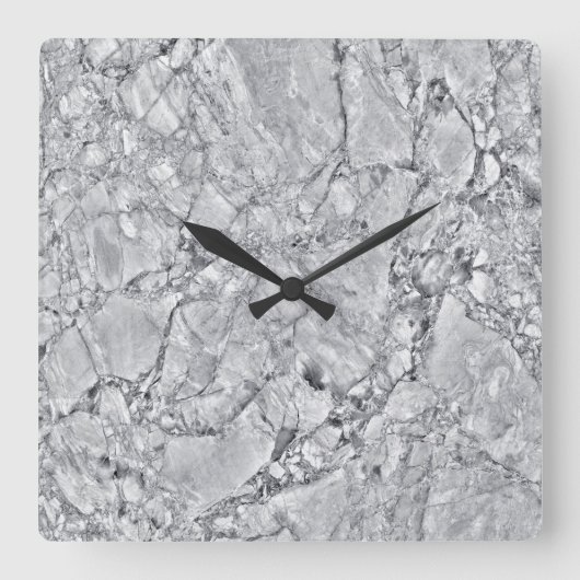 Marmorsteinmuster Acrylwand Uhr (Vorderseite)