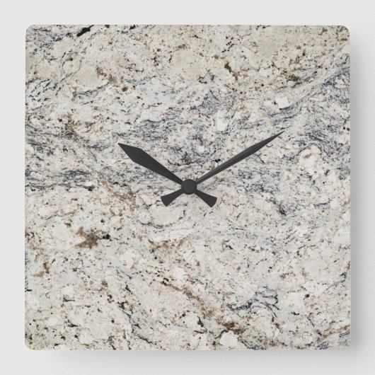 Marmorsteinmuster Acrylwand Uhr (Vorderseite)