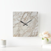 Marmorsteinmuster Acrylwand Uhr (Zuhause)