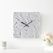 Marmorsteinmuster Acrylwand Uhr (Zuhause)