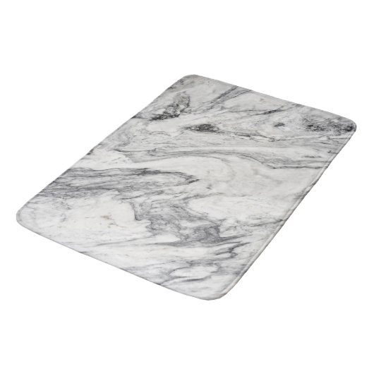 Marmorsteinmuster Bath Mat Badematte (Schrägansicht)