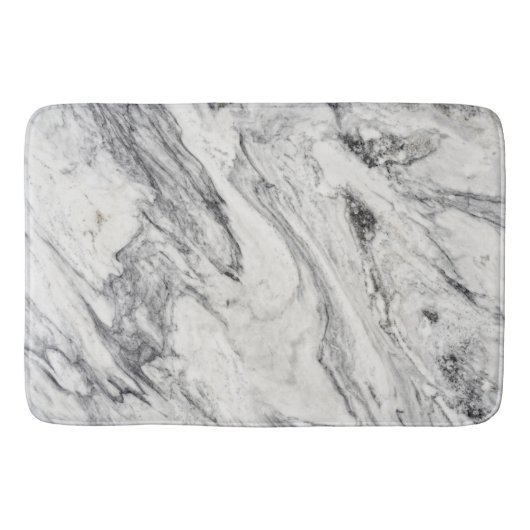 Marmorsteinmuster Bath Mat Badematte (Vorderseite)