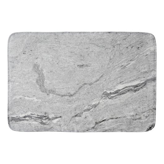 Marmorsteinmuster Bath Mat Badematte (Vorderseite)
