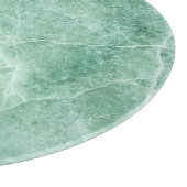 Marmorsteinmuster, grüne Textur. Schneidebrett (Ecke)