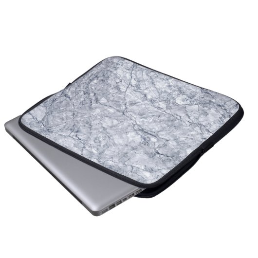 Marmorsteinmuster - Laptop-Sieb Laptopschutzhülle (Vorne Knopf)