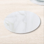 Marmorsteinrunde Runder Pappuntersetzer (Angewinkelt)