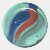 Marmorsticker Runder Aufkleber (Vorderseite)
