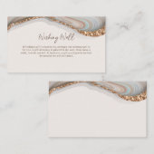 Marmorstone Agate wünscht sich eine gute Umschließ Begleitkarte (Vorne/Hinten)