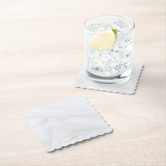 Marmorstone Scalloped Square Untersetzer (Vor Ort)