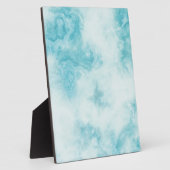 Marmorstone Tabletop Plaque mit Easel Fotoplatte (Seite)