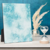 Marmorstone Tabletop Plaque mit Easel Fotoplatte (Seite)