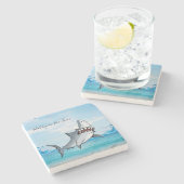 Marmorstone Untersetzer (Seitenansicht)