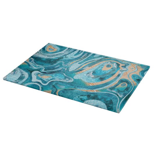 Marmorstrand Schneidebrett (Ecke)