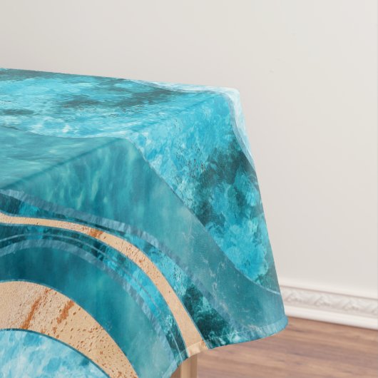 Marmorstrand Tischdecke (Beispiel)