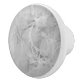 Marmorstrudeldruck - weich Grau Keramikknauf (Rechts)
