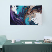 Marmorstruktur Banner (Messeveranstaltung)