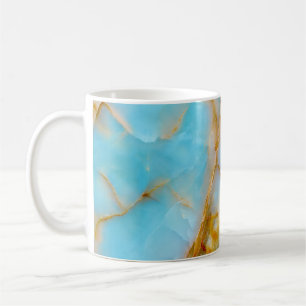 Marmorstruktur, buntes Onyx-Interieur. Kaffeetasse