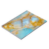 Marmorstruktur, buntes Onyx-Interieur. Notizblock (Linke Seite)