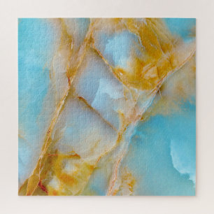 Marmorstruktur, buntes Onyx-Interieur. Puzzle
