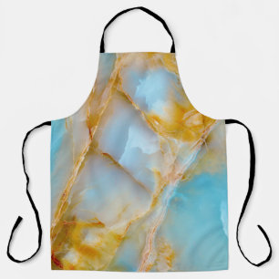 Marmorstruktur, buntes Onyx-Interieur. Schürze