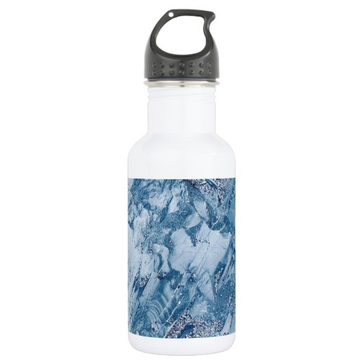 Marmorstruktur Edelstahlflasche (Vorderseite)