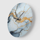 Marmorstruktur Große Wanduhr (Winkel)