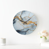Marmorstruktur Große Wanduhr (Zuhause)