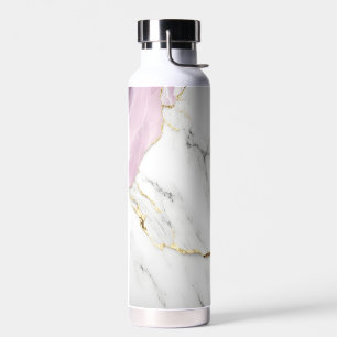 Marmorstruktur Hintergrund mit einem luxuriösen Trinkflasche
