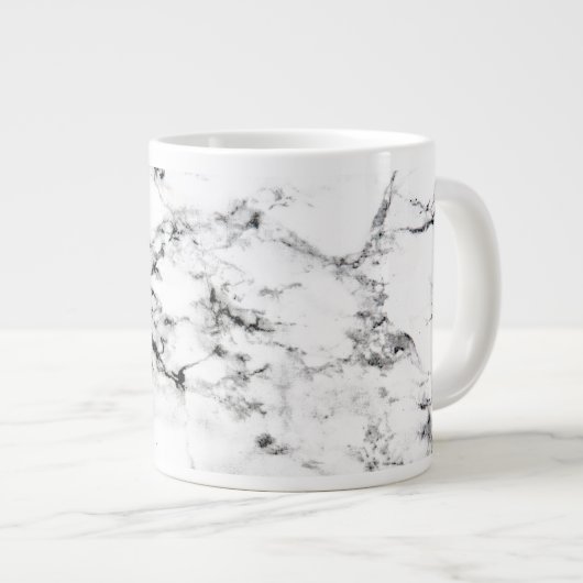 Marmorstruktur Jumbo-Tasse (Vorderseite Rechts)