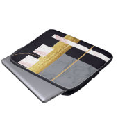 Marmorstruktur Laptopschutzhülle (Vorne Knopf)