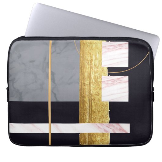 Marmorstruktur Laptopschutzhülle (Vorderseite)