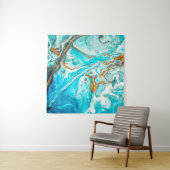 Marmorstruktur. Östliche Technik. Zeitgenössische  Wandteppich (Beispiel)