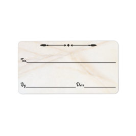 Marmortee/Kaffee/etc. Kanister-Etiketten Adressaufkleber