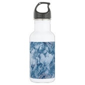 Marmortextur Edelstahlflasche (Vorderseite)