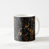 Marmortextur: Elegante Steinfläche. Kaffeetasse (VorderseiteRechts)