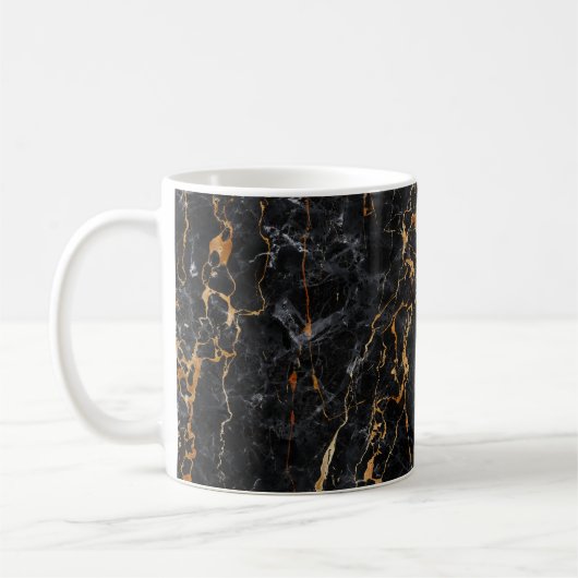 Marmortextur: Elegante Steinfläche. Kaffeetasse (Links)