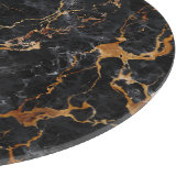 Marmortextur: Elegante Steinfläche. Schneidebrett (Ecke)