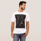 Marmortextur: Elegante Steinfläche. T-Shirt (Vorne ganz)