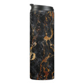 Marmortextur: Elegante Steinfläche. Thermosbecher (Nach rechts gedreht)