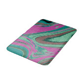 Marmortextur farbig badematte (Schrägansicht)