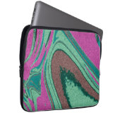 Marmortextur farbig laptopschutzhülle (Vorne Rechts)