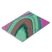 Marmortextur farbig notizblock (Linke Seite)