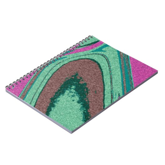 Marmortextur farbig notizblock (Linke Seite)