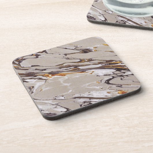 Marmortextur Getränkeuntersetzer (Linke Seite)