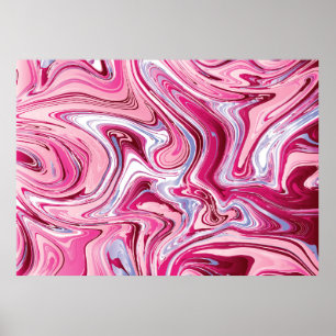 Marmortextur Hintergrund. Flüssige Marmortextur Poster