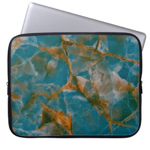 Marmortextur Hintergrund, natürliche Breccia Marbe Laptopschutzhülle