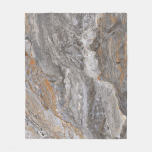 Marmortextur: Italienischer Kalkstein Elegance. Fleecedecke