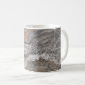 Marmortextur: Italienischer Kalkstein Elegance. Kaffeetasse (VorderseiteRechts)